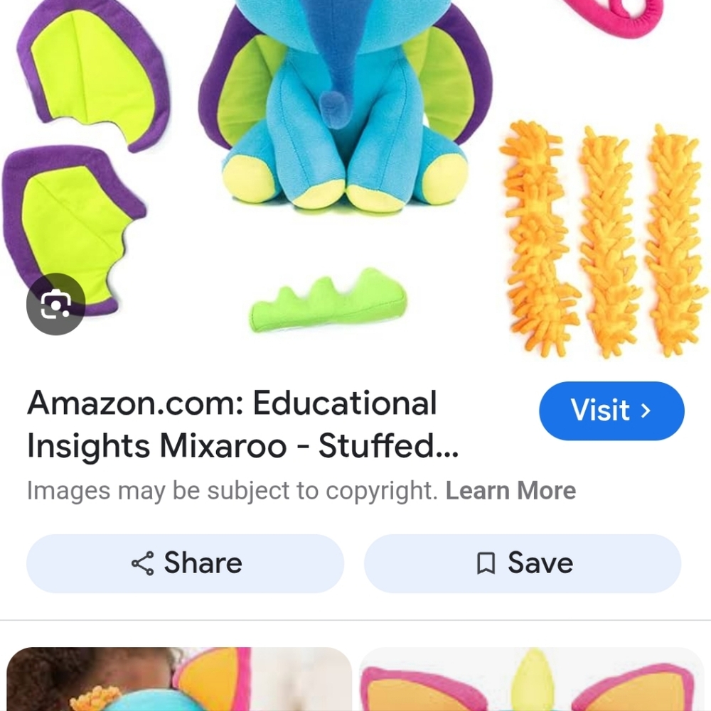 Educational Insight Unisex Kids 12 Inch Mixaroo Toy Plushie